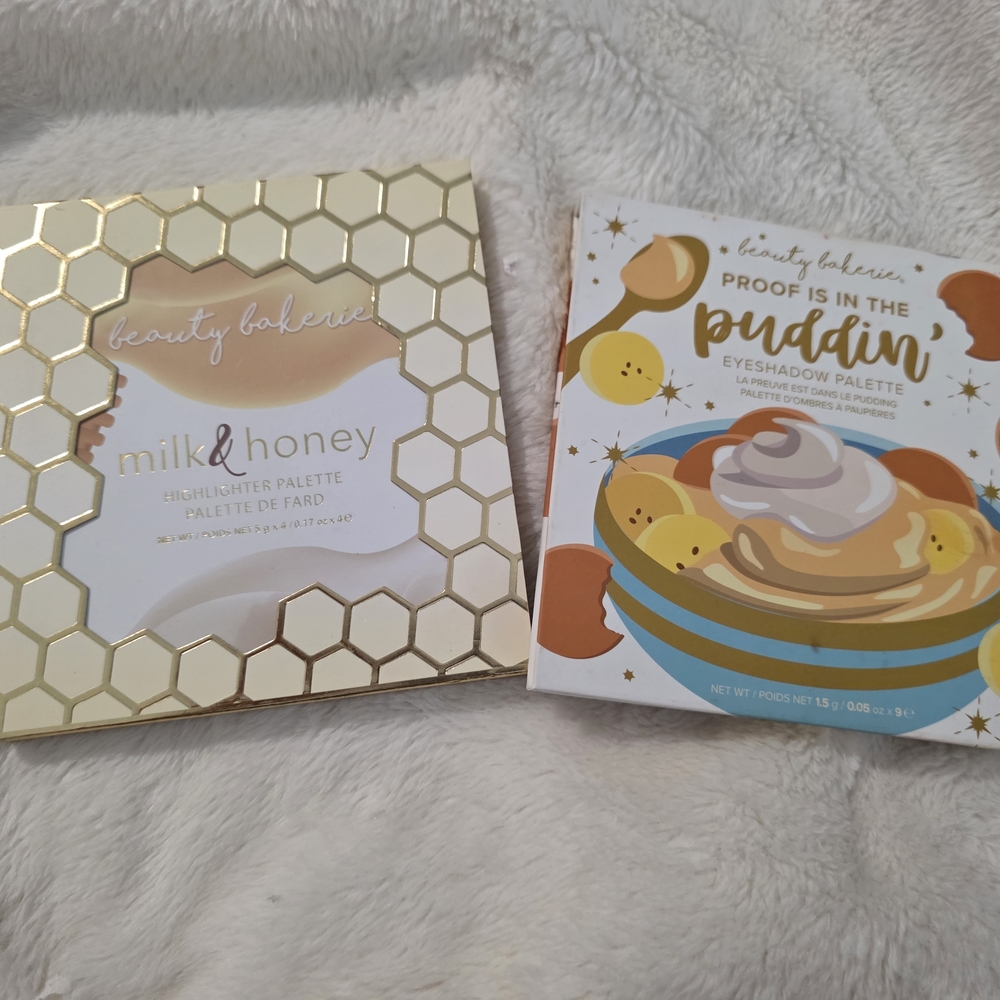 Beauty Bakerie Milk & Highlighter And Eyeshadow Palette Bundle